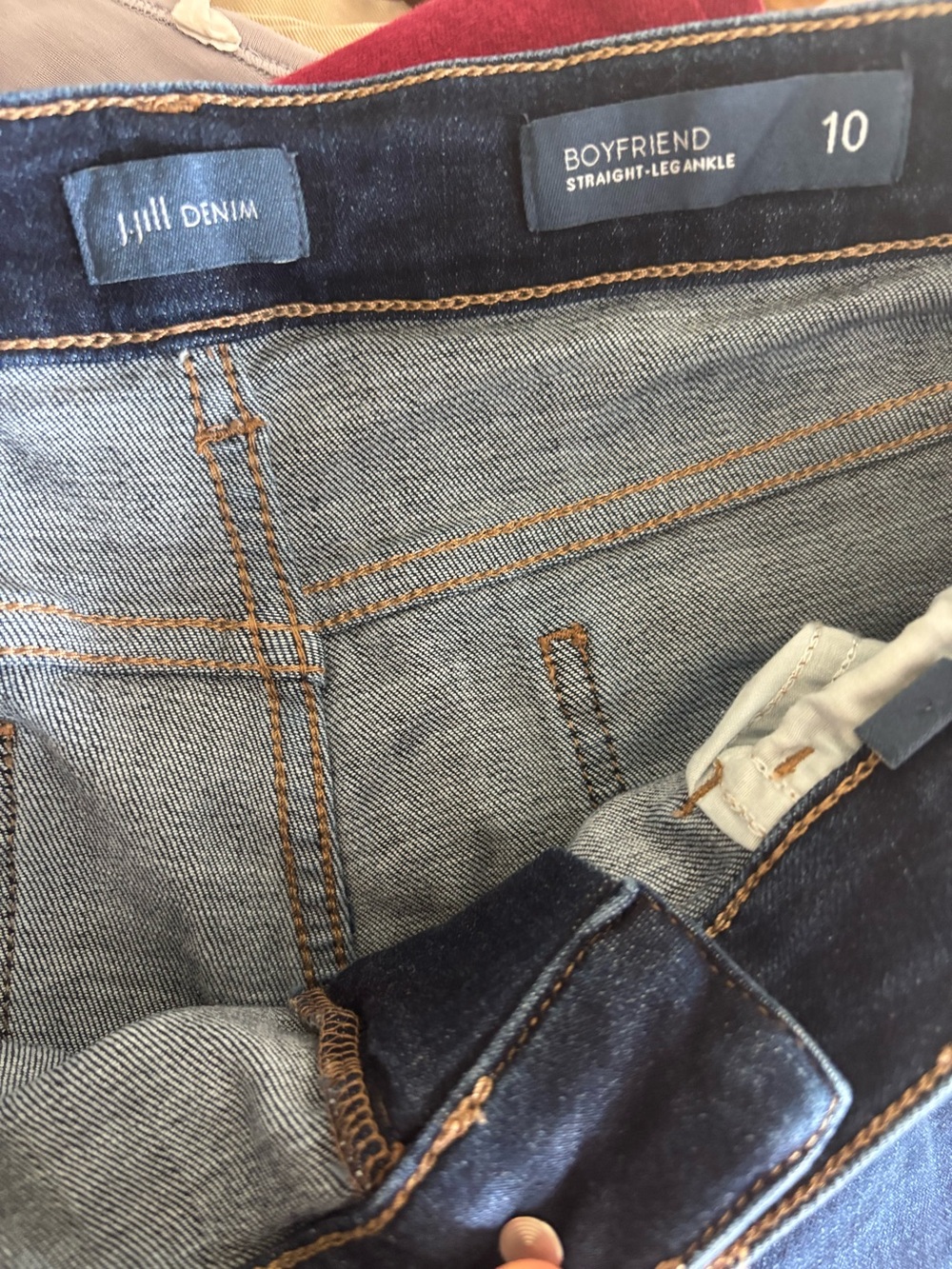 J Jill boyfriend jeans size 10 - Picture 5 of 5